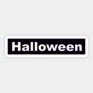 Halloween purple Sticker